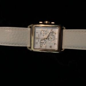 Michael Kors Watch - Ivory Leather Band